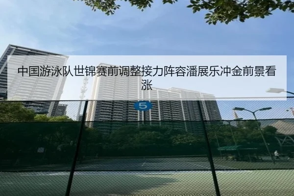 中国游泳队世锦赛前调整接力阵容潘展乐冲金前景看涨 | kaiyuansports